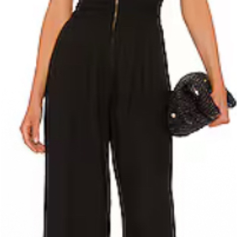 Free People Call On Me Black Jumpsuit, Size Small - Picture 7 of 9